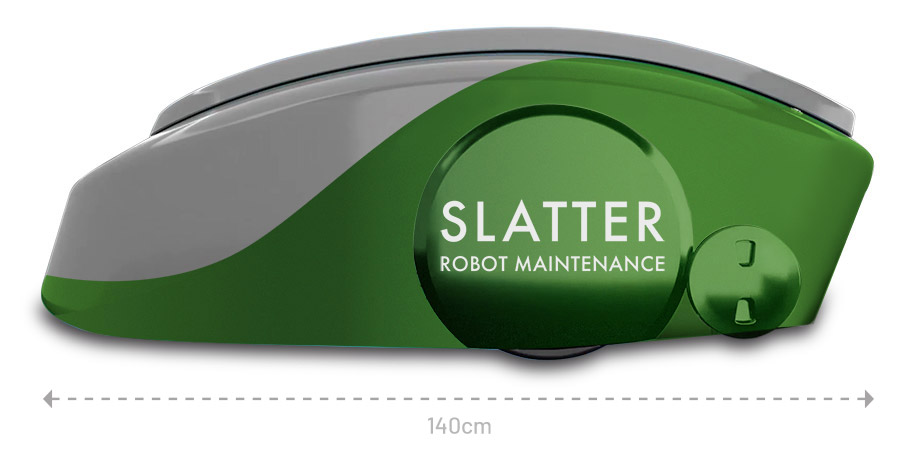 artificial turf maintenance robot